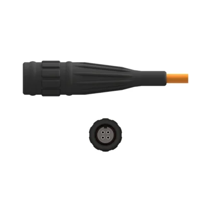 JV4R – Conector de 4 Pines Mini-MIL de Alta Temperatura con Bota de Viton®