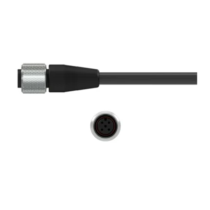 M4A – Conector de 4 Pines M12 con Carcasa de Policarbonato